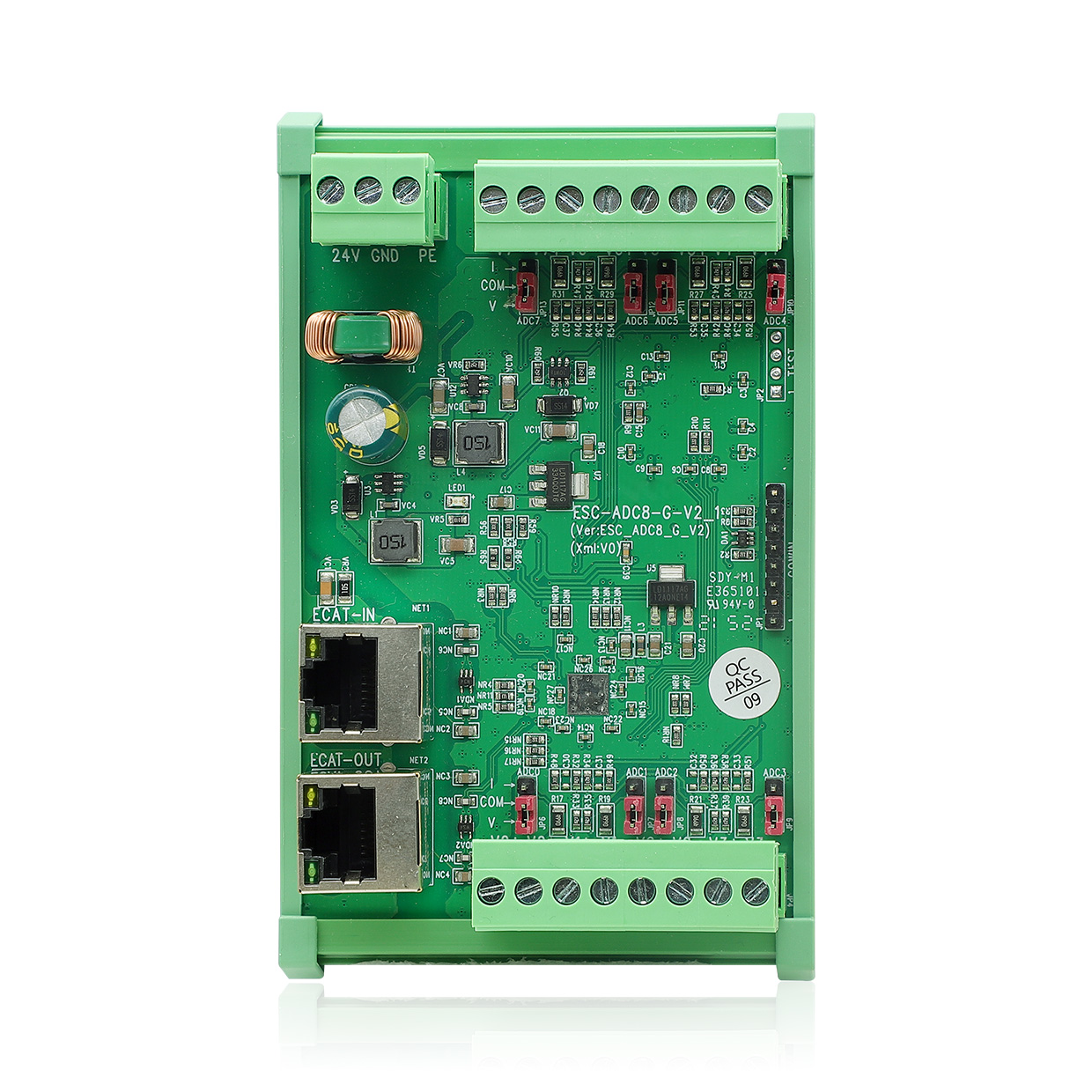 EtherCAT 8通道模拟量输入模块
