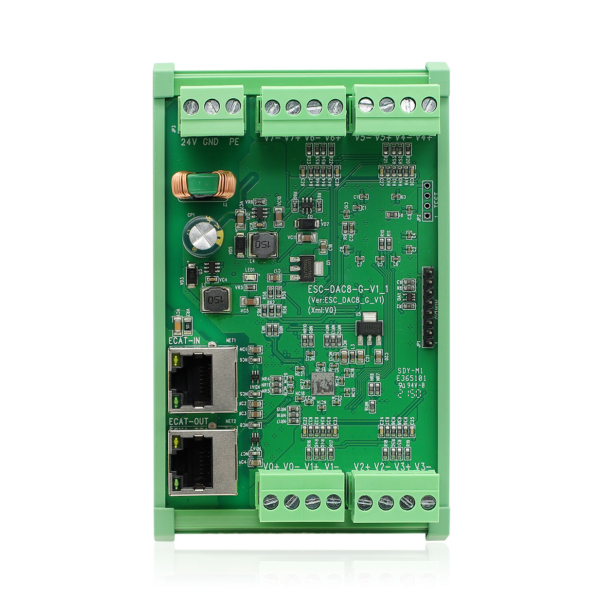 EtherCAT 8通道模拟量输出模块