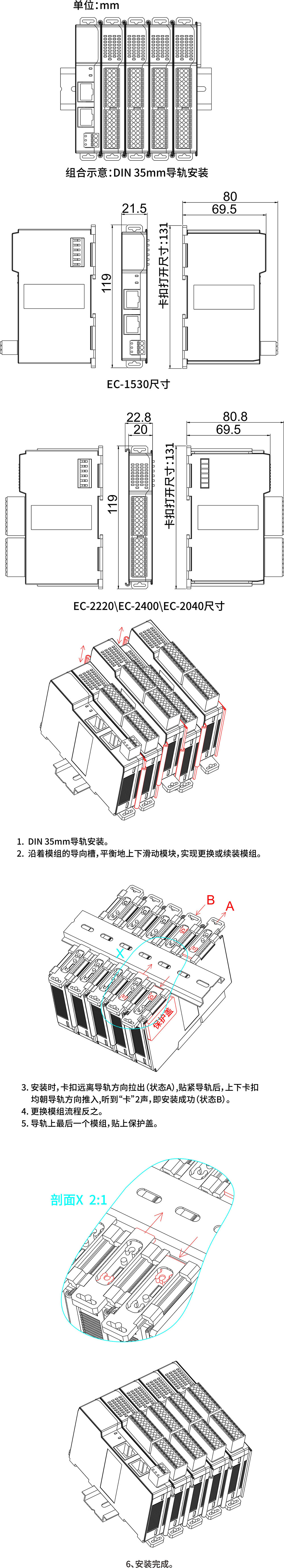 EtherCAT远程模块尺寸及安装示意.jpg