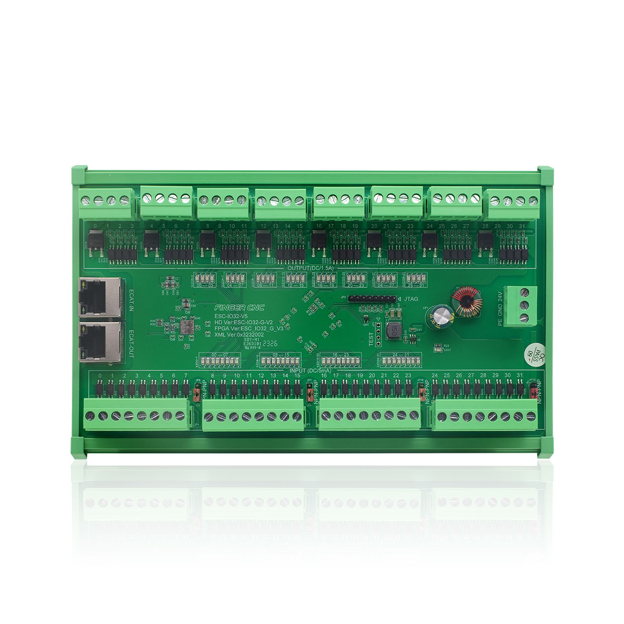 EtherCAT 32点输入/32点输出（晶体管） IO模块