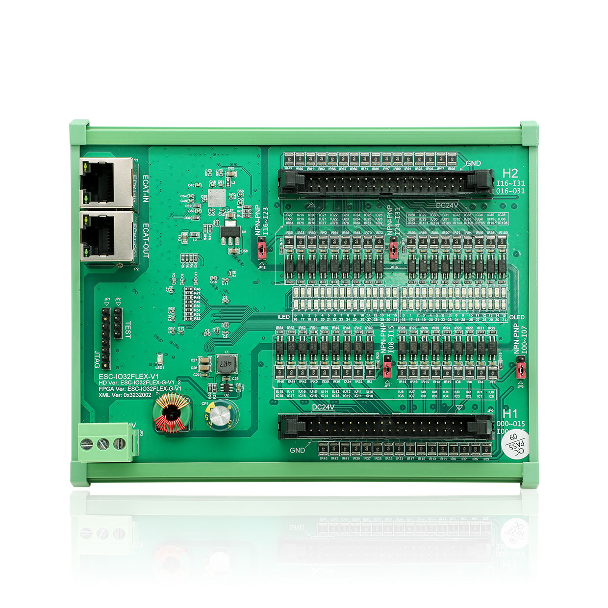 EtherCAT 紧凑型32点输入/32点输出（晶体管） IO模块