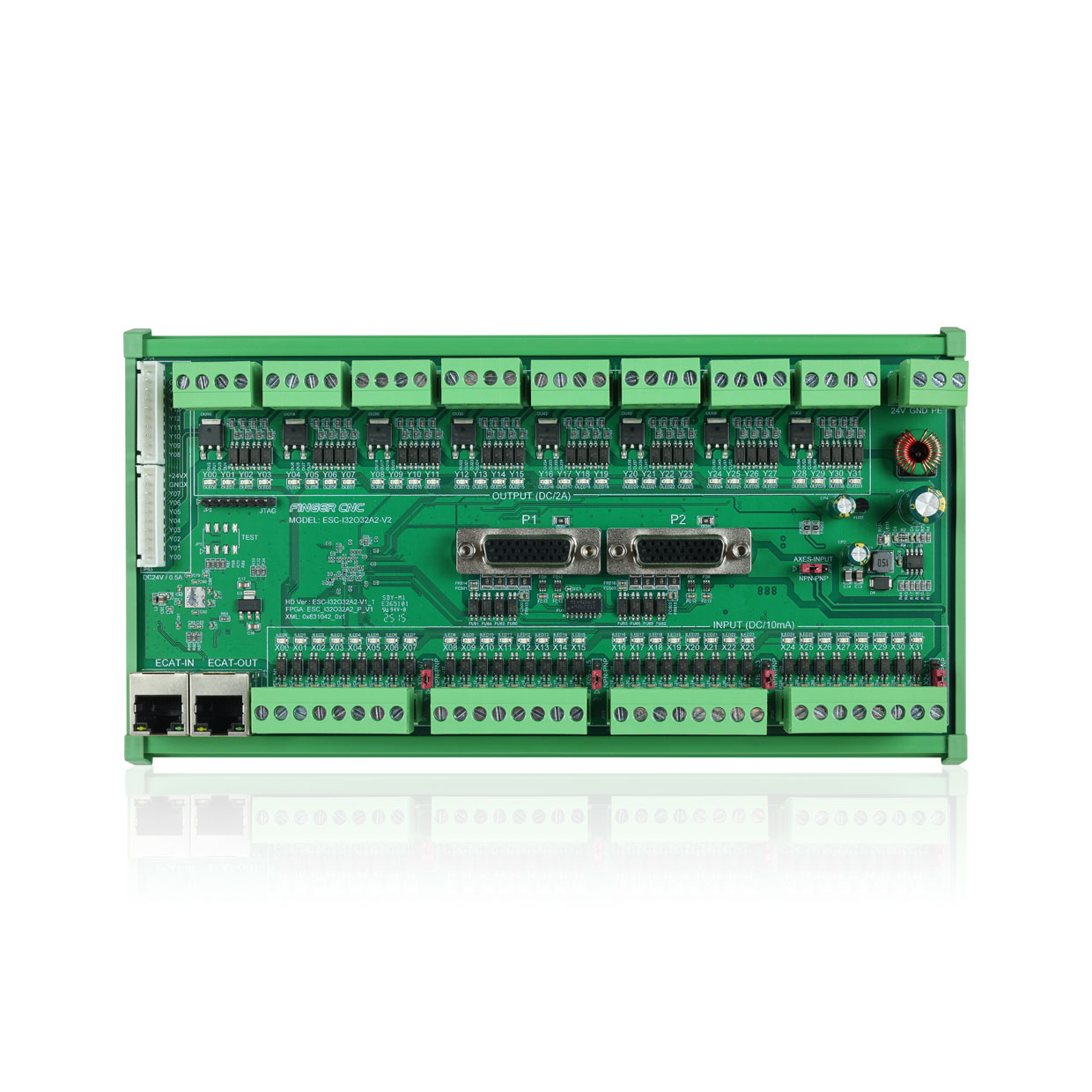 EtherCAT 32-Point Input/32-Point Output (Transistor) IO Module
