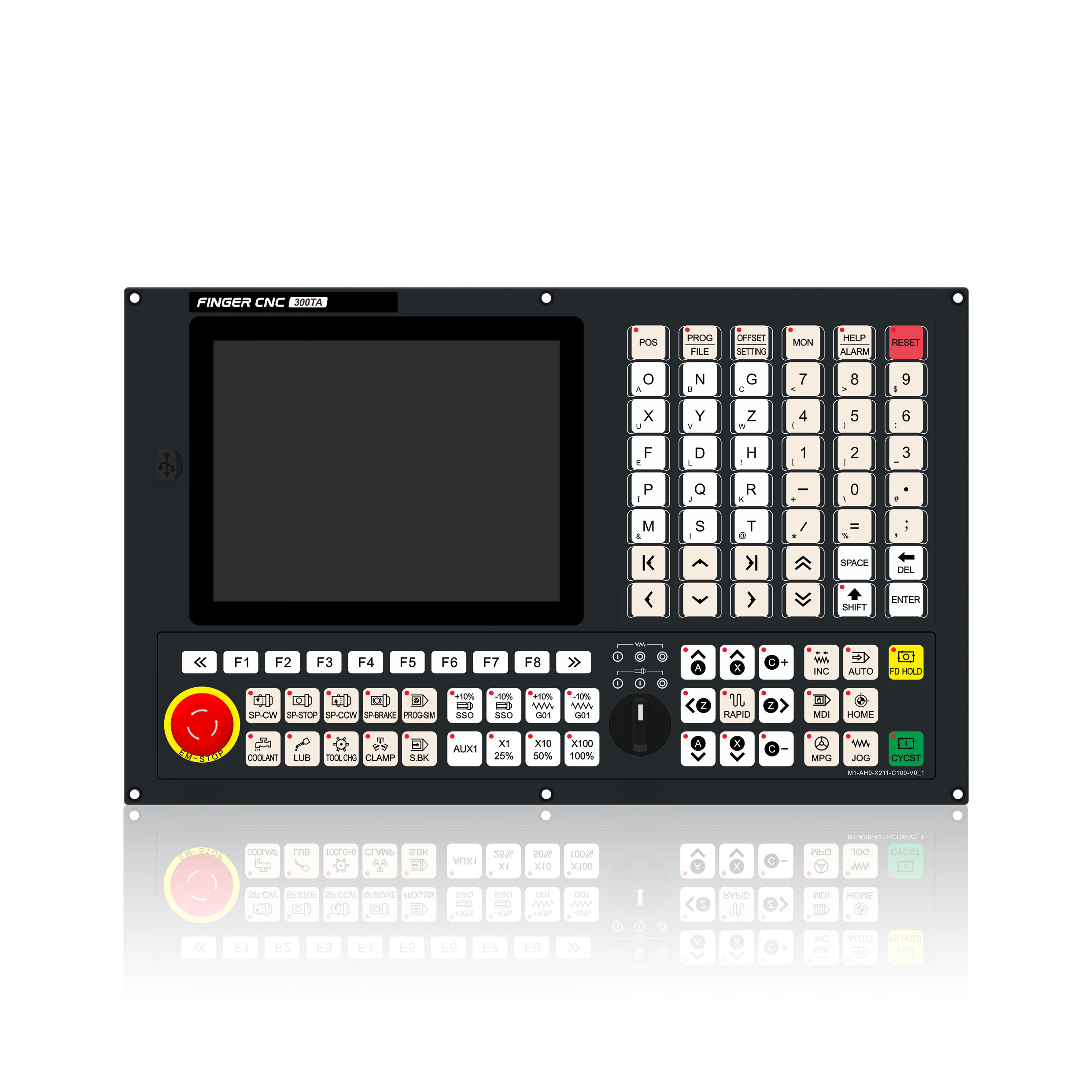 B-Series 8-Inch Integrated CNC System for Lathes (Horizontal Type)