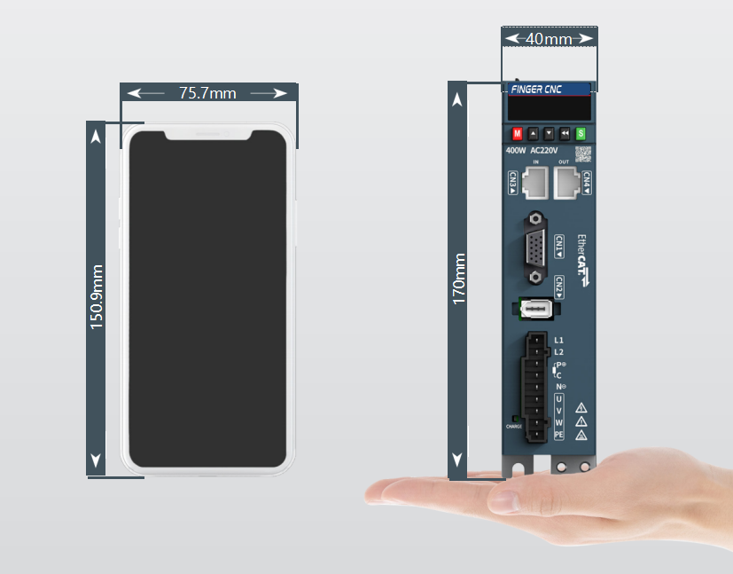 750W 单相220V 伺服驱动器 F01N-5R5A